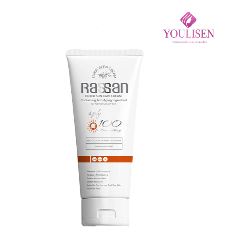 کرم ضد آفتاب پودری SPF100 راسن مناسب پوست خشک